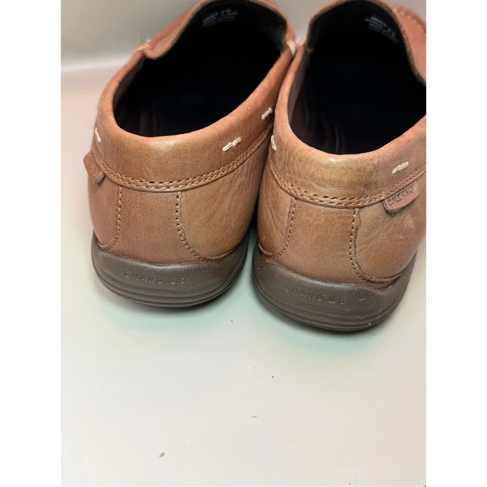 Cole Haan Motogrand Brown Leather Loafers Men’s 8M Comfort Slip On